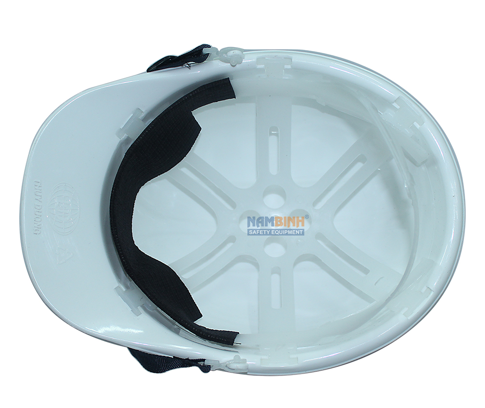 Mũ Thùy Dương quai cài - Mầu trắng