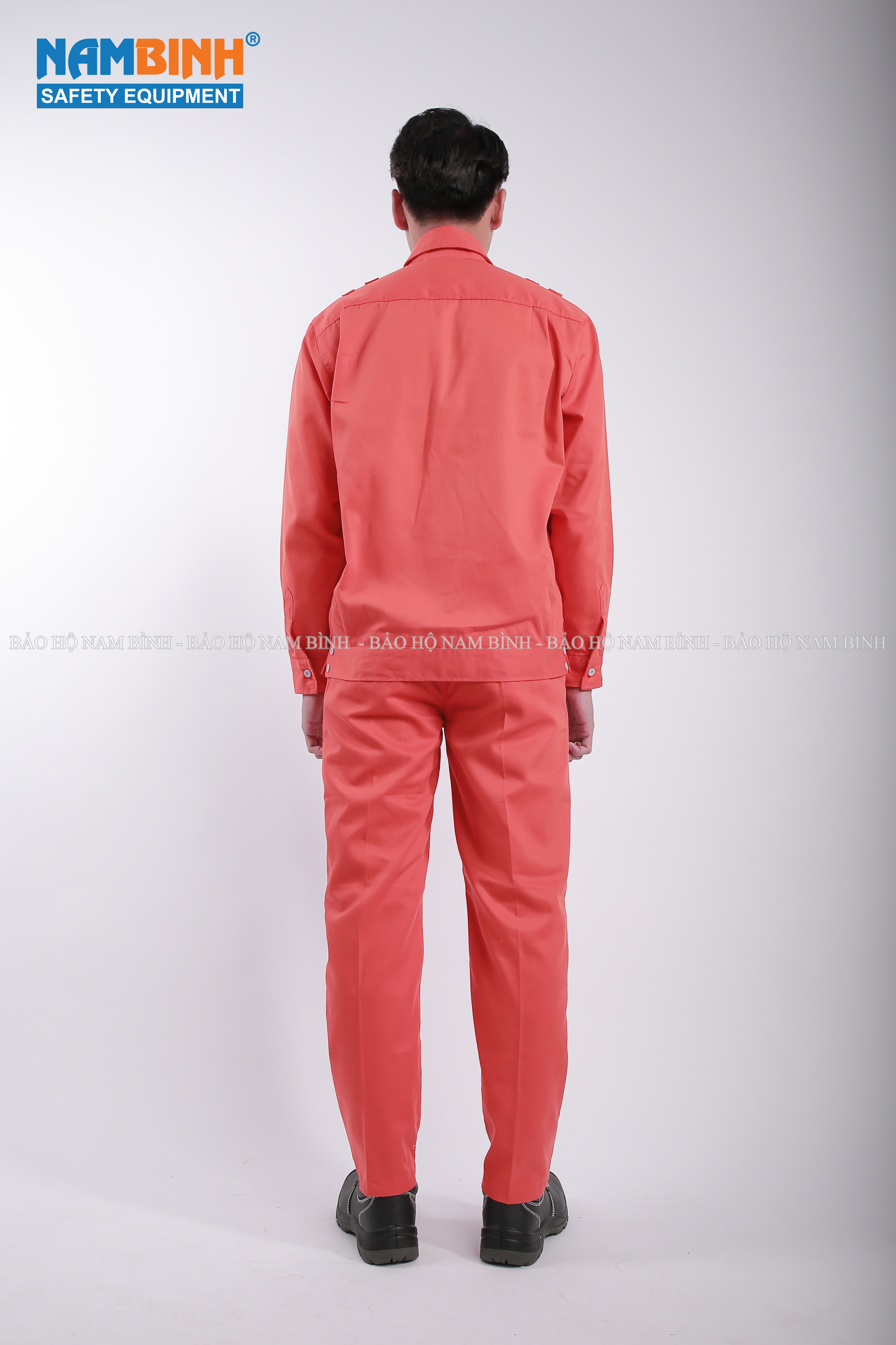 Quần áo Kaki Nam Định may sẵn - Mầu cam thợ điện