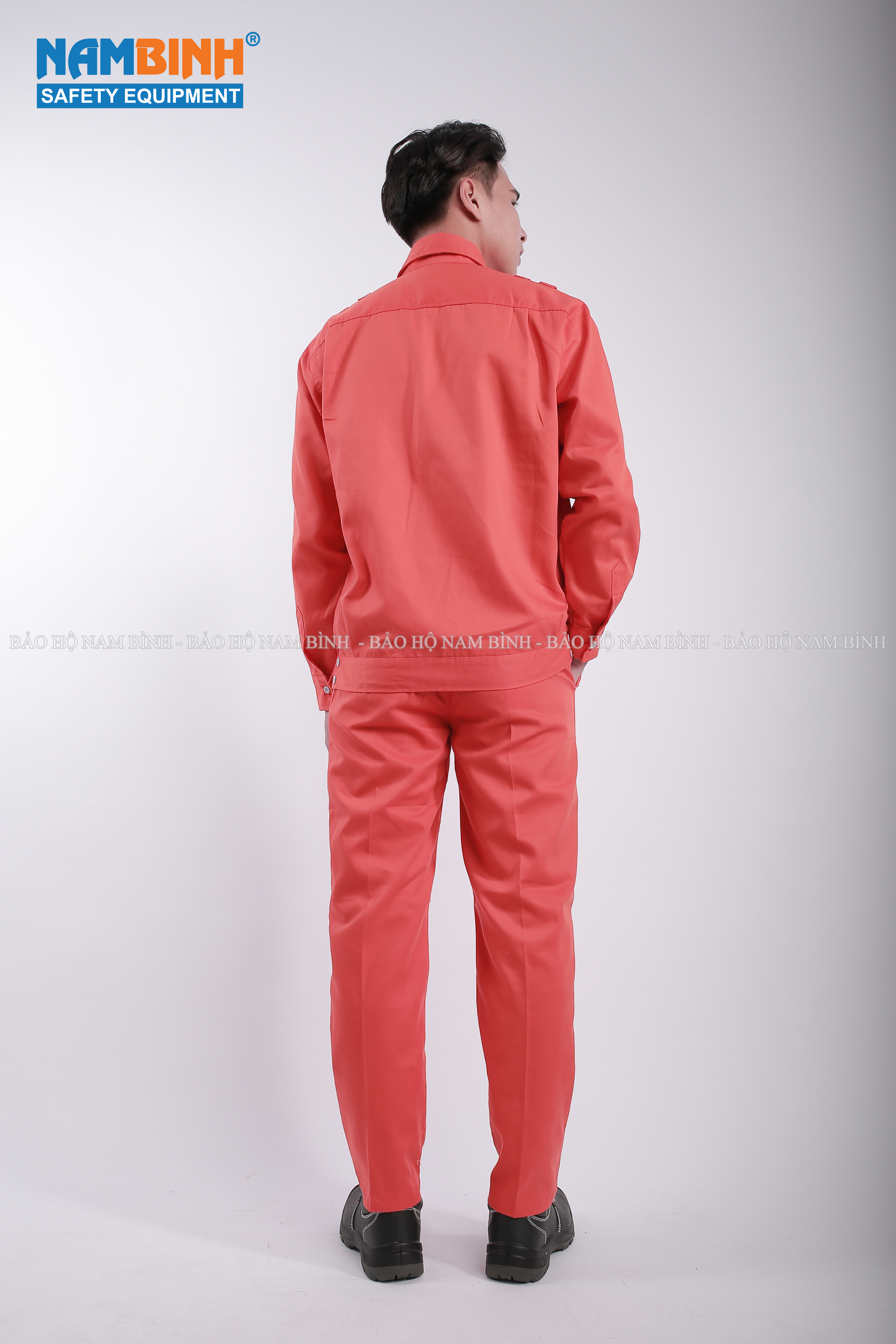 Quần áo Kaki Nam Định may sẵn - Mầu cam thợ điện